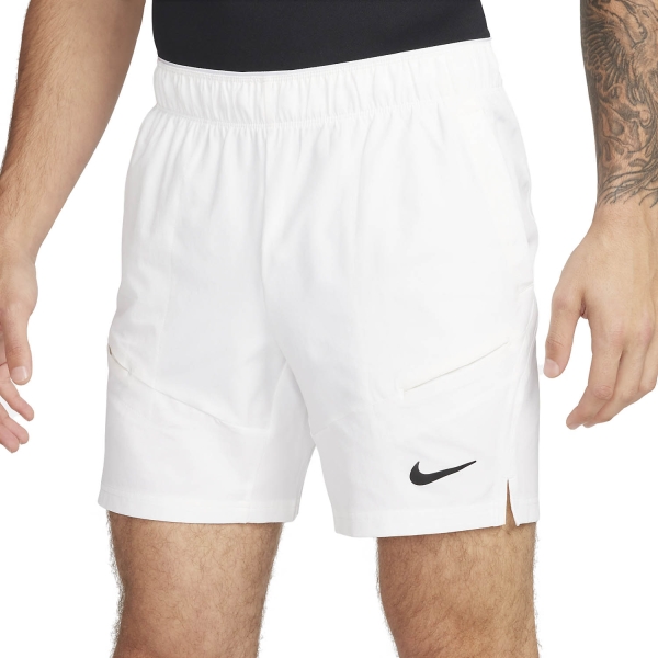 Men's Padel Shorts Nike Court Advantage 7in Shorts  White/Black FD5336100