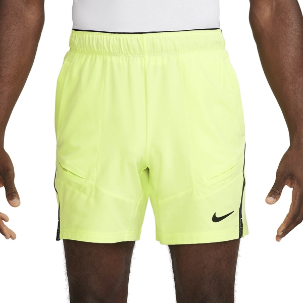 Men's Padel Shorts Nike Court Advantage 7in Shorts  Light Lemon Twist/Black FD5336736