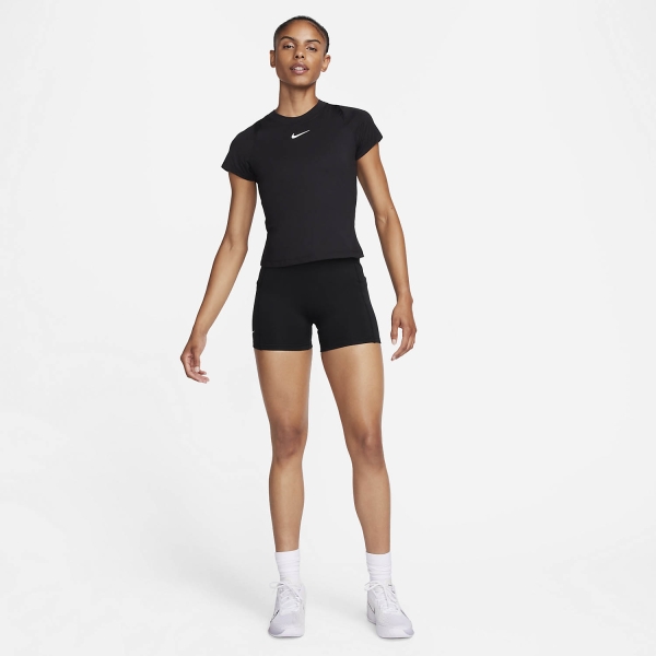 Nike Court Dri-FIT Advantage Maglietta - Black/White