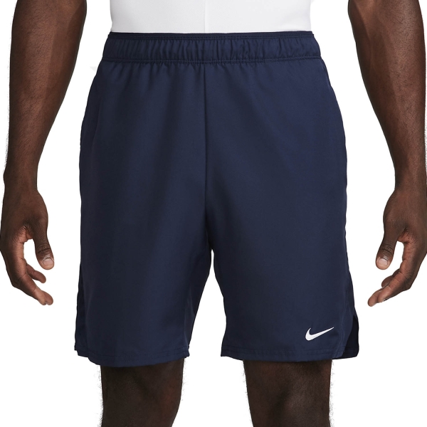Shorts Padel Hombre Nike Court Victory 9in Shorts  Obsidian/White FD5384451
