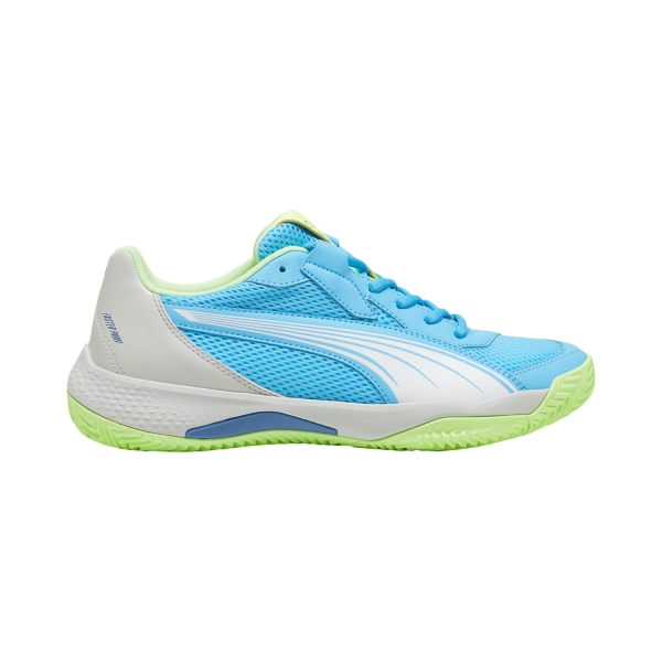 Men's Padel Shoes Puma NOVA Court  Luminous Blue/White/Glacial Gray 10759801