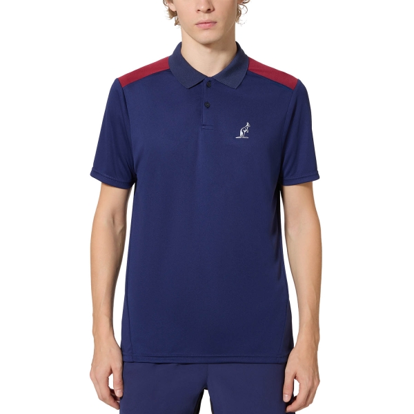 Men's Padel Polo Australian Ace Energy Polo  Blu Cosmo/Bianco TEUPO0026842A