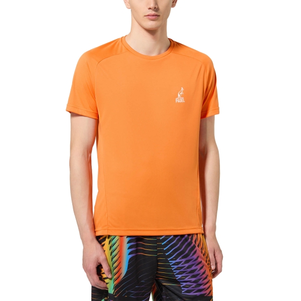 Men's T-Shirt Padel Australian Easy In Ace TShirt  Arancio Acceso PAUTS0014155