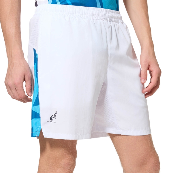 Shorts Padel Hombre Australian Smash Abstract 8in Shorts  Bianco TEUSH0041002