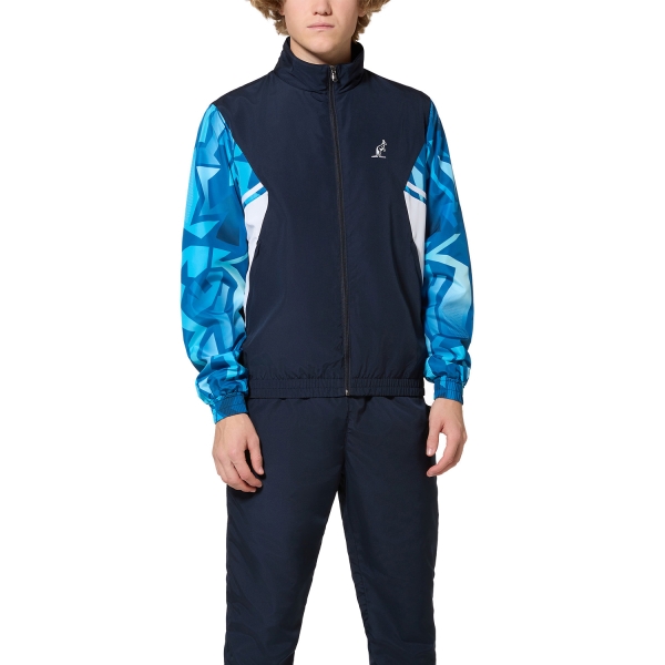 Men's Padel Suit Australian Smash Abstract Tracksuit  Blu Navy TEUTU0022200