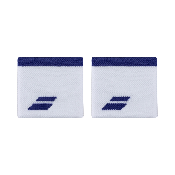 Padel Wristbands Babolat Logo Small Wristbands  White/Sodalite Blue 5UB12611094