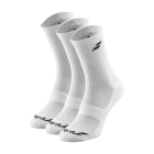 Babolat Logo x 3 Calze - White Babolat Logo x 3 Calze - White
