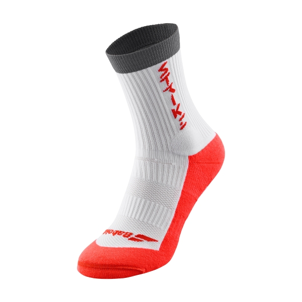 Padel Socks Babolat Strike Pro 360 Socks  White/Strike Red 5MB13221089