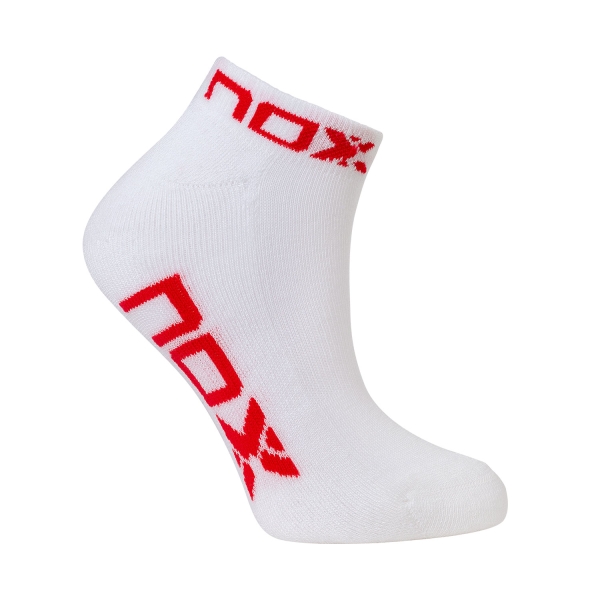Padel Socks NOX Performance Socks  Blanco/Rojo CAMBBLRO