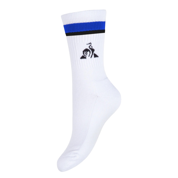 Padel Socks Le Coq Sportif Court Logo Socks  New Optical White/Lapis Blue/Sky Captain 2410529