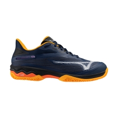 Mizuno Wave Exceed Light 2 Padel - Dress Blues/White/Carrot Curl