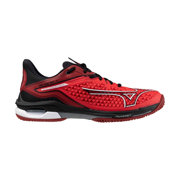 Men's Padel Shoes Mizuno Wave Exceed Tour 6 All Court  Radiant Red/White/Black 61GA247061