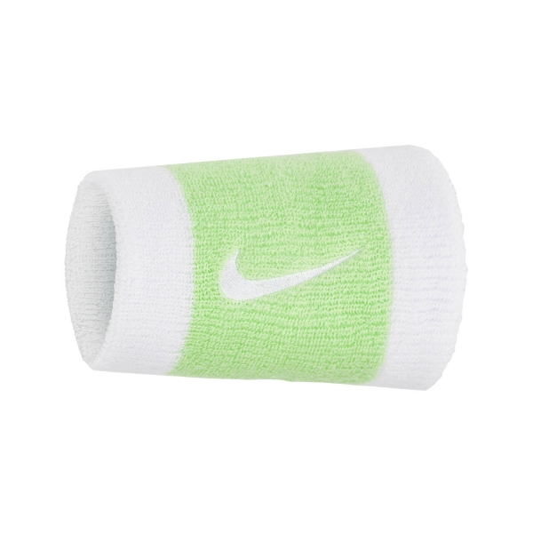 Padel Wristbands Nike Premier Large Wristbands  White/Vapor Green N.000.1586.117.OS