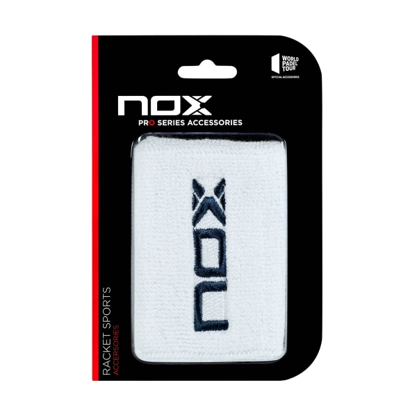 NOX Pro Muñequeras de Padel - White/Blue