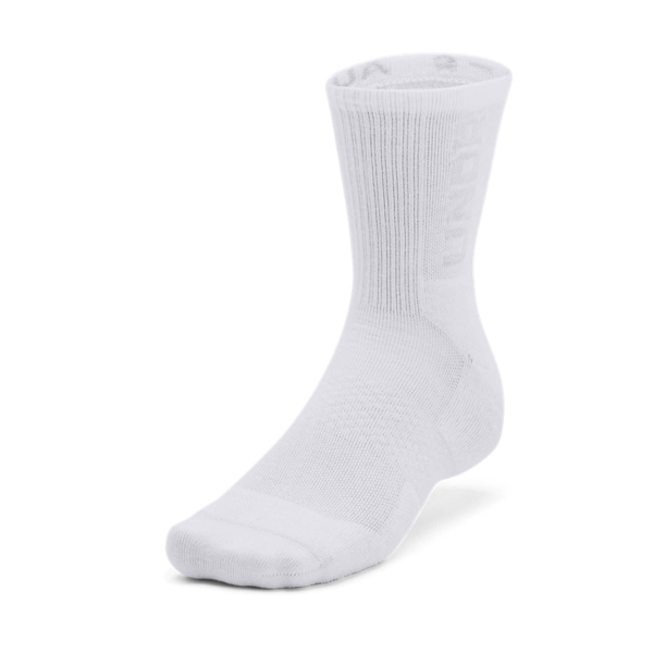 Padel Socks Under Armour 3 Maker x 3 Socks  White/Mod Gray 13730840100