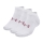 Under Armour Essential x 3 Calze - White/Pink Elixir