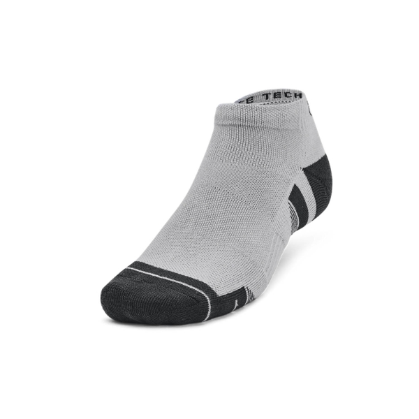 Padel Socks Under Armour Performance Tech Low x 3 Socks  Mod Gray/White/Jet Gray 13795040011
