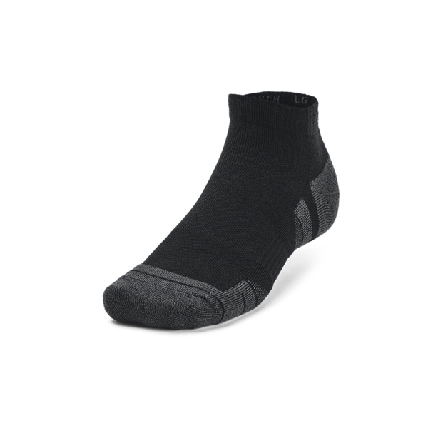 Padel Socks Under Armour Performance Tech Low x 3 Socks  Black/Jet Gray 13795040001