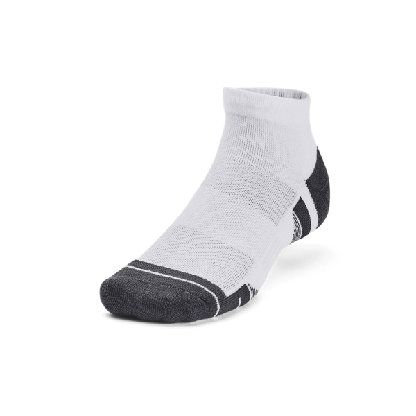 Calze Padel Under Armour Performance Tech Low x 3 Calze  White/Jet Gray 13795040100