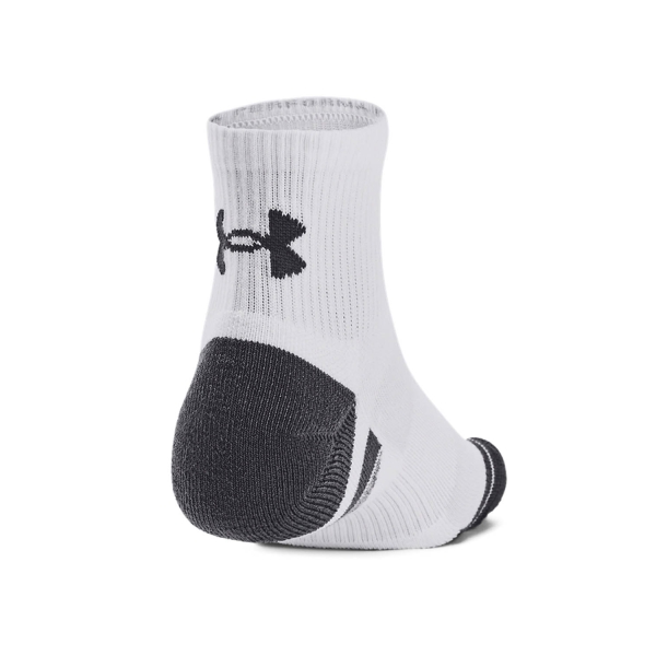 Under Armour Performance Tech x 3 Calcetines - White/Jet Gray