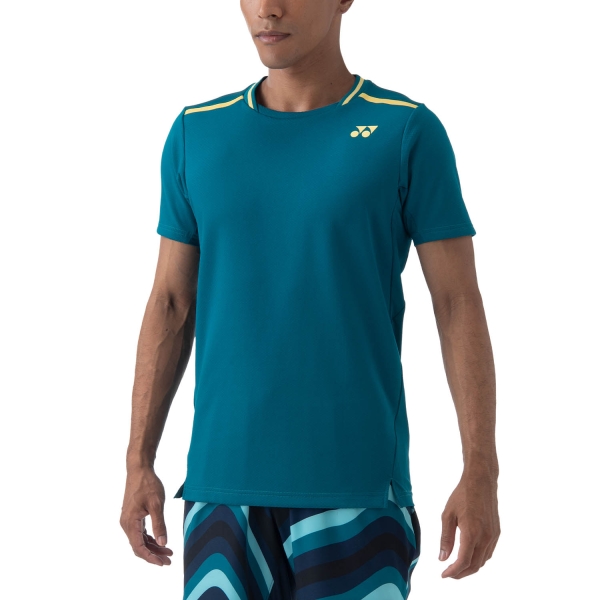 Men's T-Shirt Padel Yonex Melbourne TShirt  Blu Verde TWM10559BG