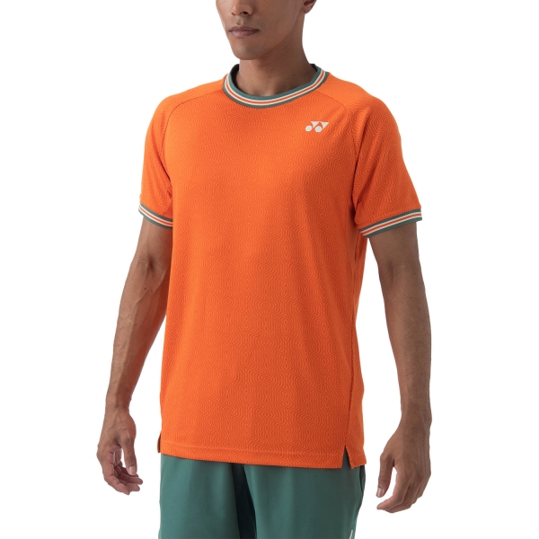 Men's T-Shirt Padel Yonex Paris TShirt  Bright Orange TWM10560BO