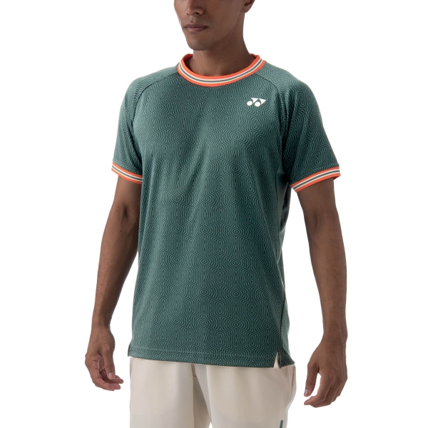 Men's T-Shirt Padel Yonex Paris TShirt  Olive TWM10560OL