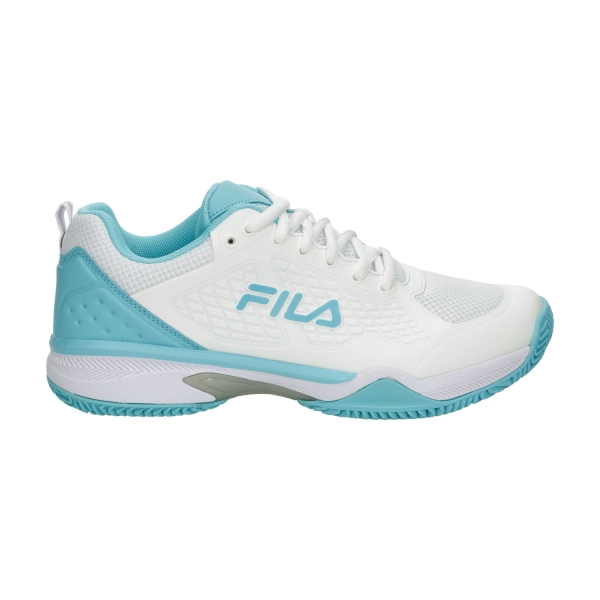 Women's Padel Shoes Fila Sabbia Lite 2 Clay  White/Blue Radiance FTW231130042