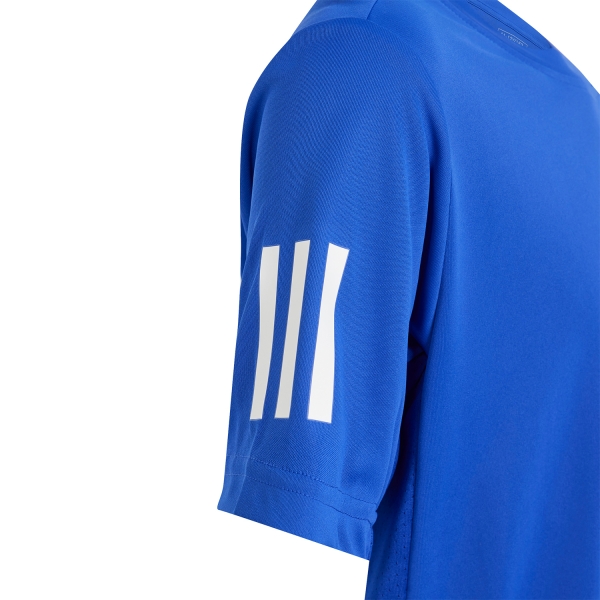 adidas Club 3 Stripes Maglietta Bambino - Semi Lucid Blue