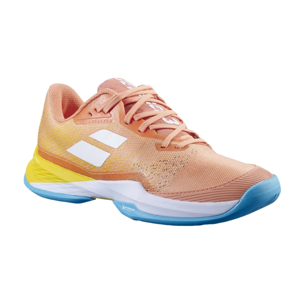 Babolat Jet Mach 3 All Court Bambini - Coral/Gold Fusion