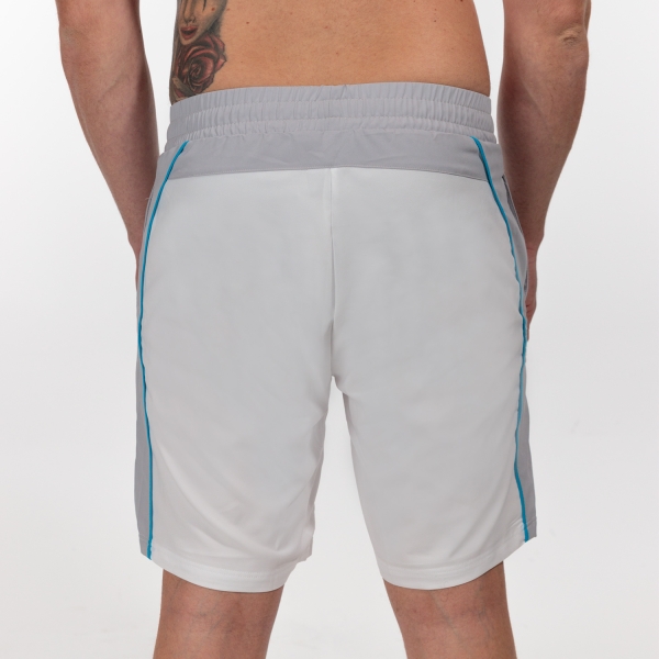 Fila Jack 8in Shorts - White/Silver Scone