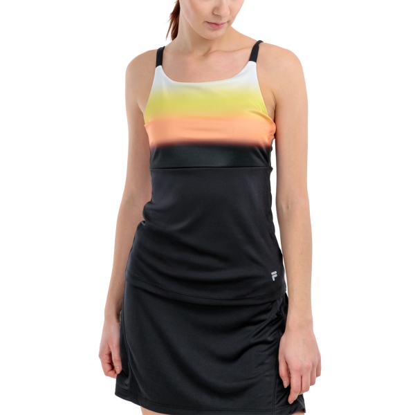 Top Padel Mujer Fila Willow Top  Black/Sunset AOL2493779010