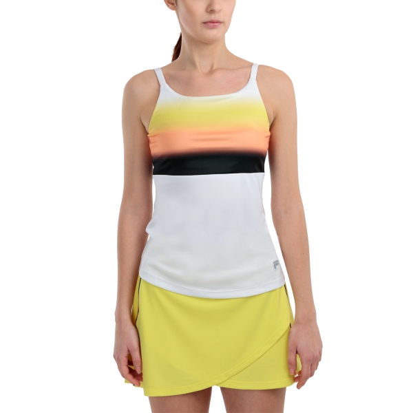 Top Padel Mujer Fila Willow Top  White/Sunset AOL2493770051