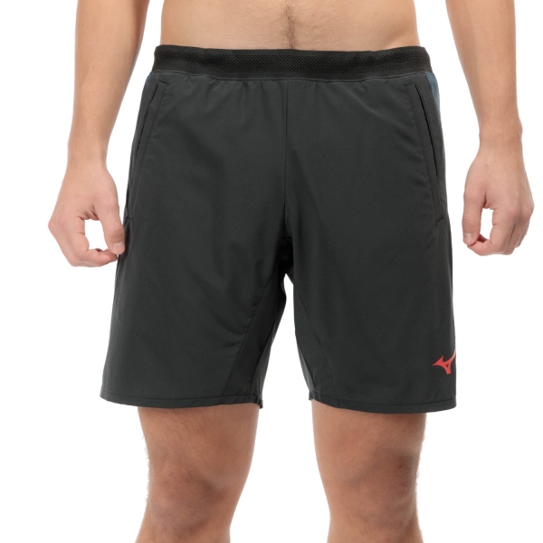 Men's Padel Shorts Mizuno Charge Amplify 8in Shorts  Black 62GBB00109