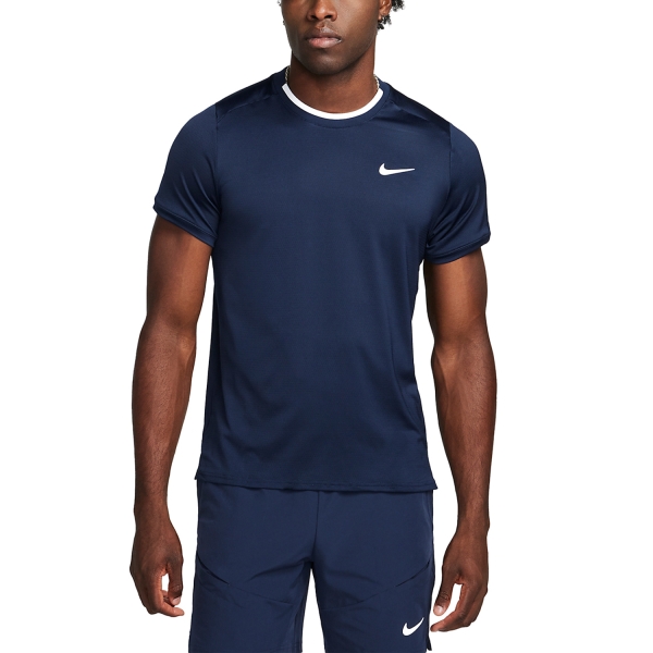 Camiseta Padel Hombre Nike Court DriFIT Advantage Camiseta  Obsidian/White FD5320451