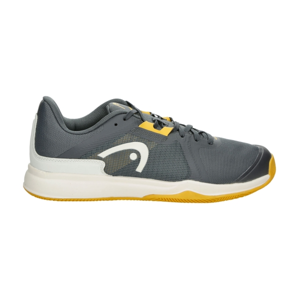 Men's Padel Shoes Head Sprint Team 3.5 Clay  Dark Grey/Yellow 273434 DGBN
