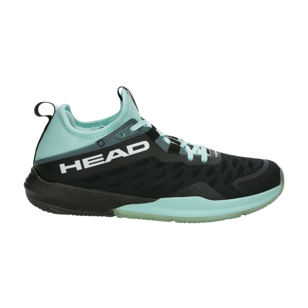 Women's Padel Shoes Head Motion Pro  Black/Light Blue 274604 BKAQ
