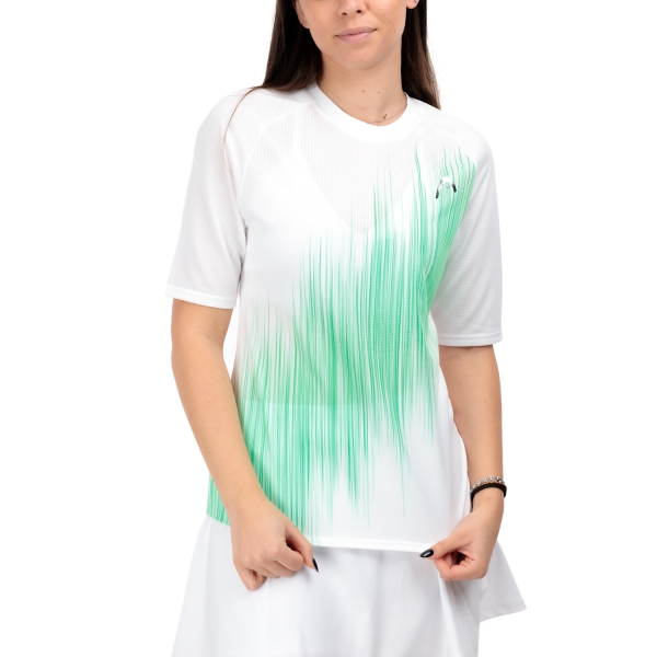 Women's Padel T-Shirt and Polo Head Performance TShirt  Candy/Print Perf 814594CAXR