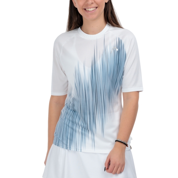 Women's Padel T-Shirt and Polo Head Performance TShirt  Navy/Print Perf 814594NVXR
