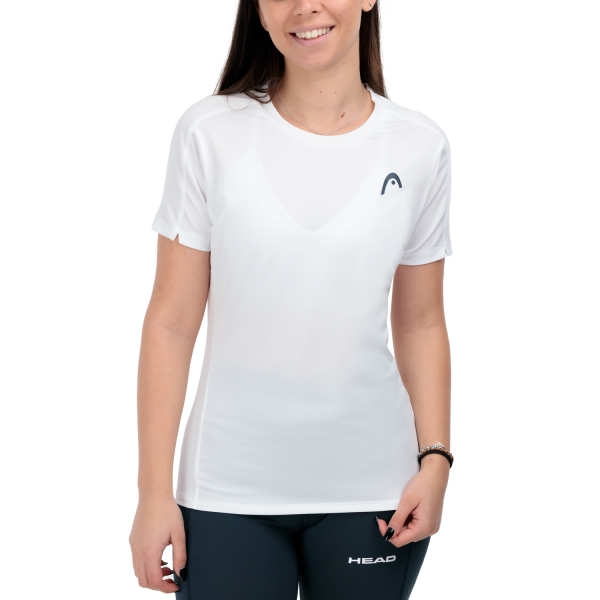 Maglietta e Polo Padel Donna HEAD Play Tech Pro Maglietta  White 814834WH