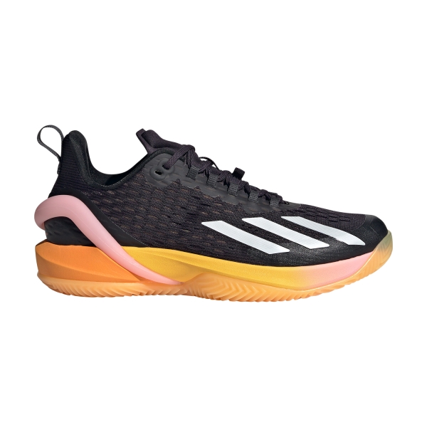 Women's Padel Shoes adidas Adizero Cybersonic Clay  Aurora Black/Zero Metallic/Spark IF6529