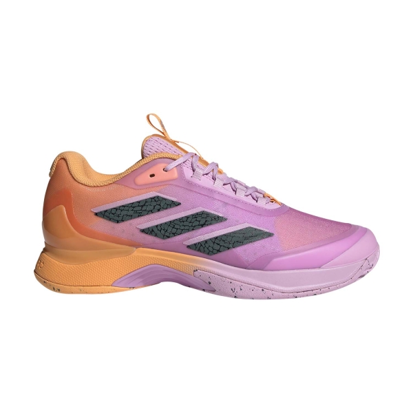 Women's Padel Shoes adidas Avacourt 2  Hazy Orange/Legend Ivy/Bliss Lilac IF0404