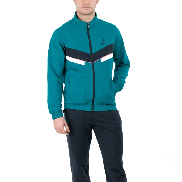 Men's Padel Suit Australian Impact Tracksuit  Verde Deep Lake SWUTU0066184
