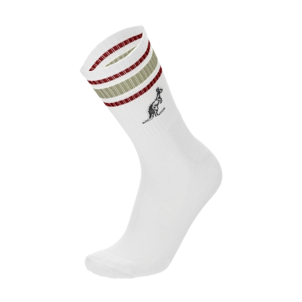 Padel Socks Australian Stripes Socks  White/Multi Color TEXCZ001202M1E1