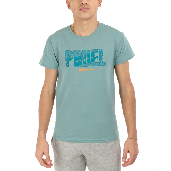 Camiseta Padel Hombre Babolat Court Logo Camiseta  Trellis 6MS244418011