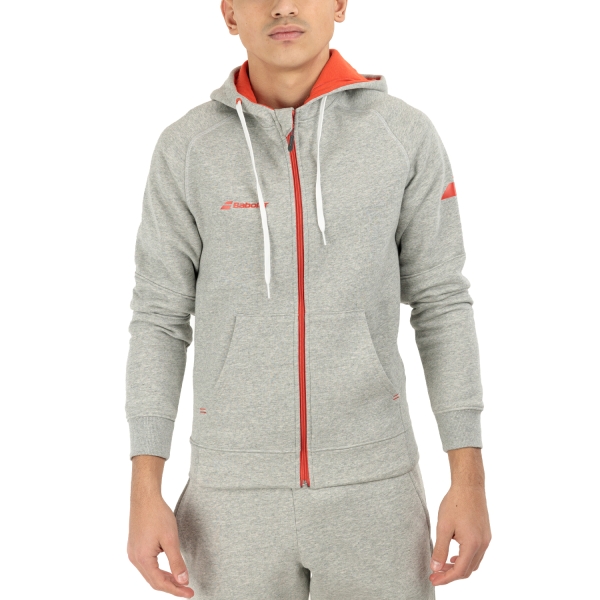 Men's Padel Shirt and Hoody Babolat Exercise Hoodie  High Rise Heather 4MP21213002