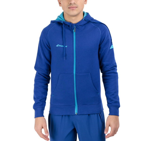 Men's Padel Shirt and Hoody Babolat Exercise Hoodie  Sodalite Blue 4MP21214118