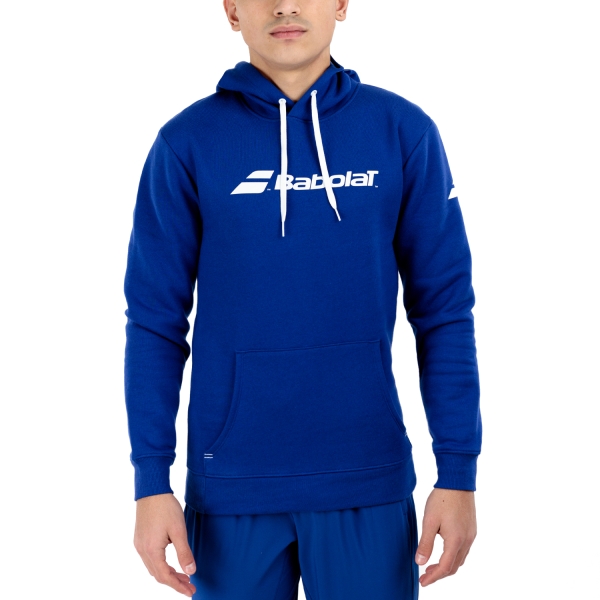 Men's Padel Shirt and Hoody Babolat Exercise Print Logo Hoodie  Sodalite Blue 4MP20414118
