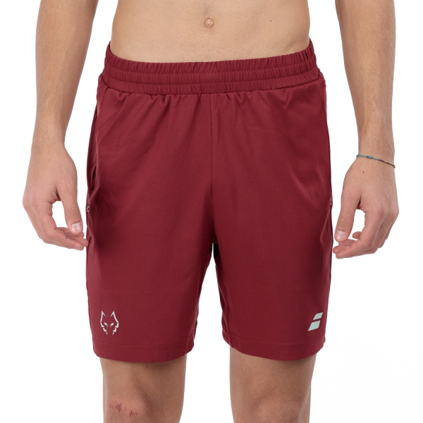 Men's Padel Shorts Babolat Juan Lebron 7in Shorts  Red Dahlia 6MS240615063