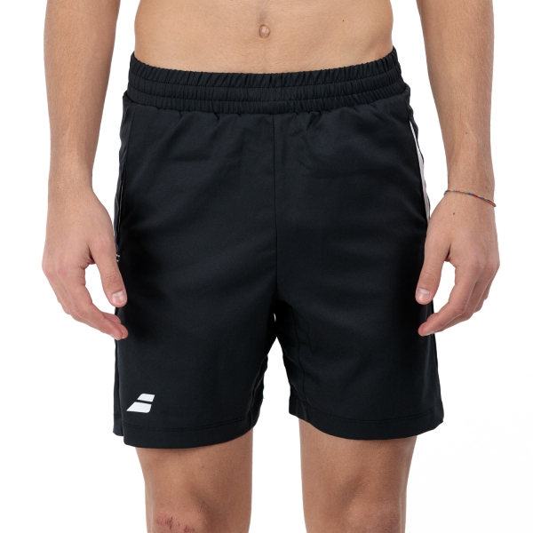 Shorts Padel Hombre Babolat Play Logo 6in Shorts  Black 3MP20612000